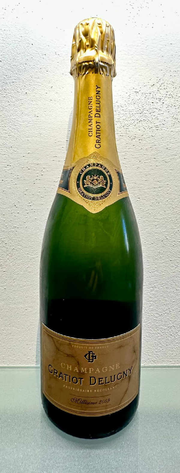 Champagne Gratiot Delugny Brut Millésimé 2009 - Image 1