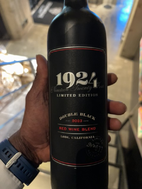 1924 Limited Edition Double Black Red Wine Blend - Image 1