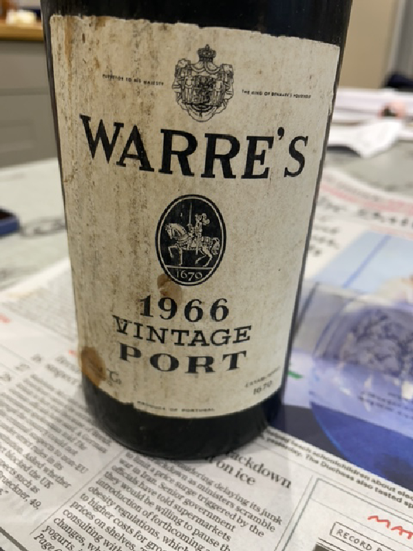 Warre's Vintage Port 1966 - Image 1