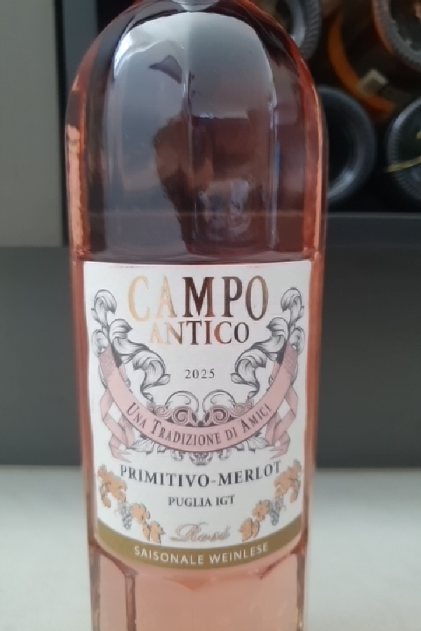 Campo Antico Primitivo-Merlot Rosé - Image 1