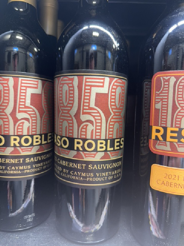 1858 Cabernet Sauvignon Paso Robles - Image 1