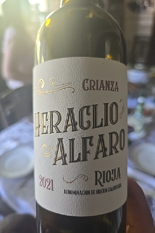 Heraclio Alfaro Crianza 2021 - Image 1