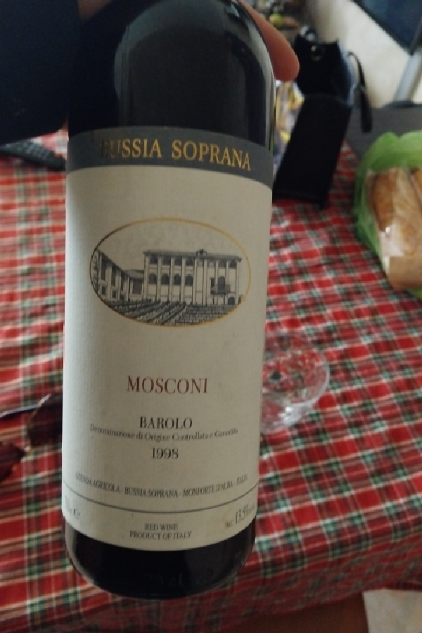 Bussia Soprana Mosconi Barolo 1998 - Image 1
