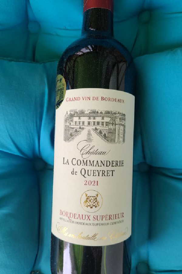 Château La Commanderie de Queyret Bordeaux Supérieur 2021 - Image 1