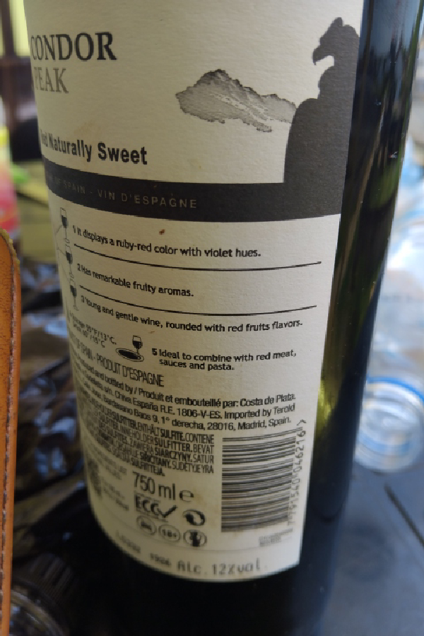 Condor Peak Red Naturally Sweet - Image 1
