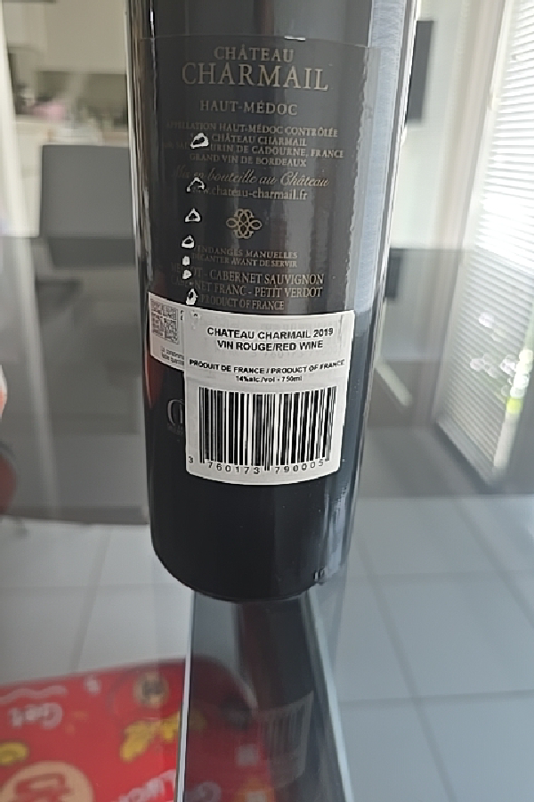 Château Charmail Haut-Médoc 2019 - Image 1