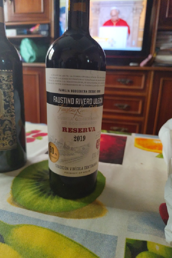 Faustino Rivero Ulecia Reserva 2019 - Image 1
