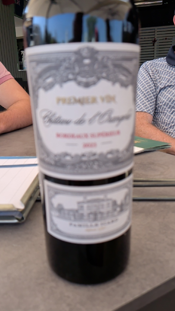 Château de l'Orangerie Premier Vin - Image 1