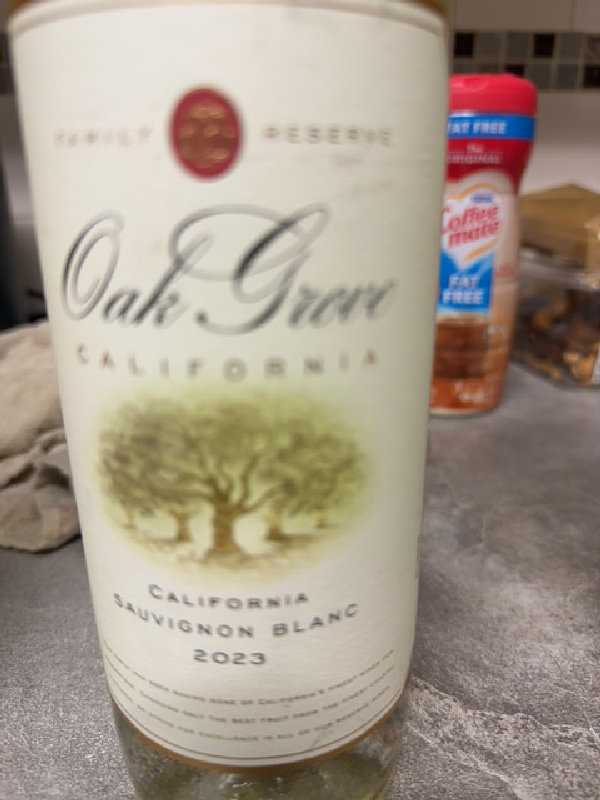 Oak Grove Family Reserve Sauvignon Blanc 2023 - Image 1