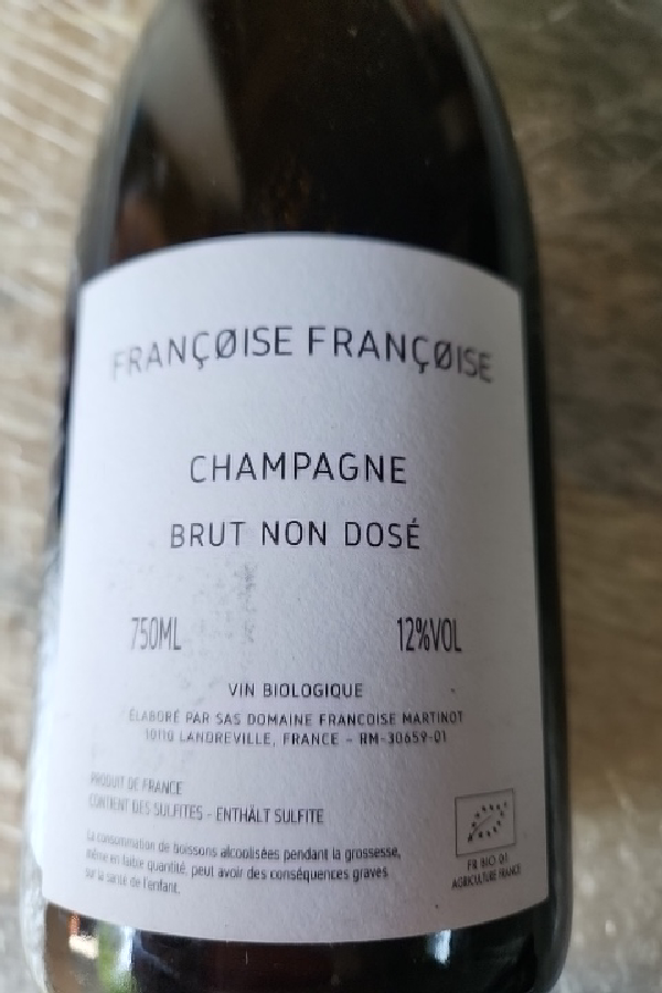 Françoise² FF.10 (or similar FF series cuvée) - Image 1