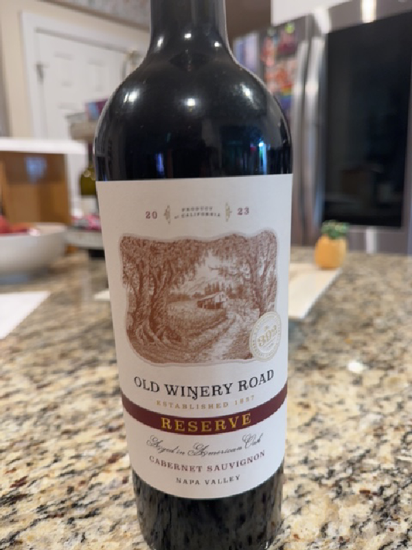 Old Winery Road Reserve Cabernet Sauvignon - Image 1