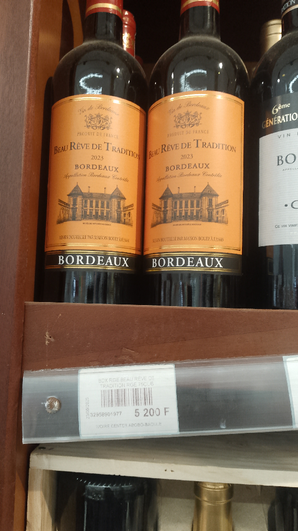 Beau Rêve de Tradition Bordeaux Rouge - Image 1