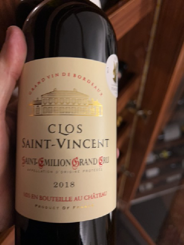 Clos Saint-Vincent Saint-Émilion Grand Cru - Image 1