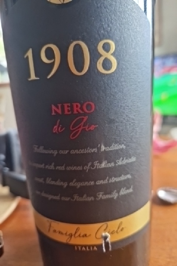 1908 Nero di Gio - Image 1