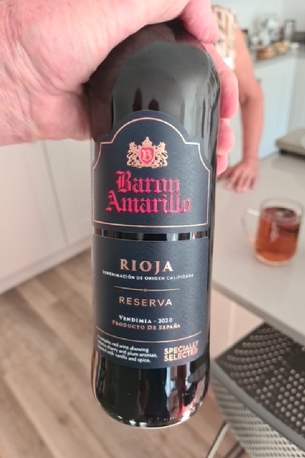 Baron Amarillo Rioja Reserva - Image 1