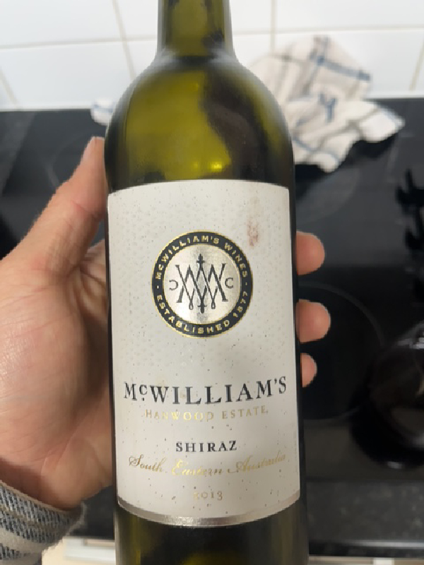 McWilliam's Hanwood Estate Shiraz - Image 1