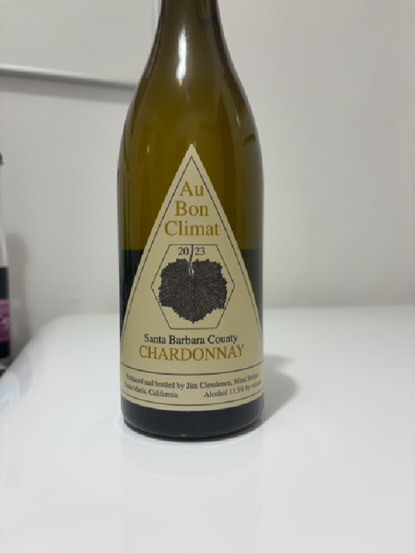 Santa Barbara County Chardonnay - Image 1