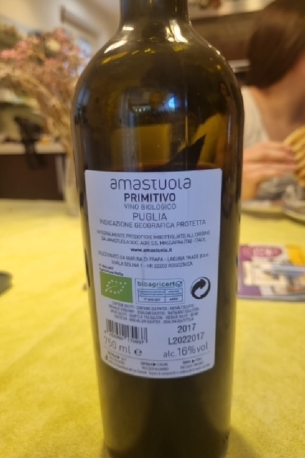 Amastuola Primitivo Puglia - Image 1