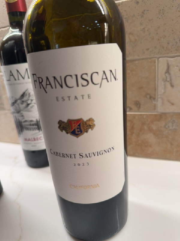 Franciscan Estate Cabernet Sauvignon 2023 - Image 1