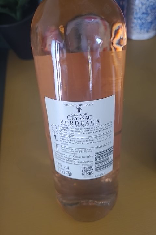 Croix de Ceyssac Bordeaux Rosé - Image 1