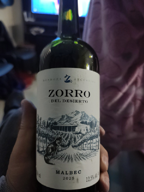 Zorro del Desierto Malbec - Image 1