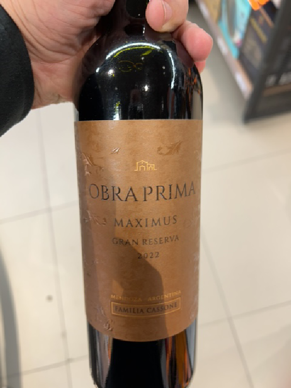 Obra Prima Maximus Gran Reserva - Image 1