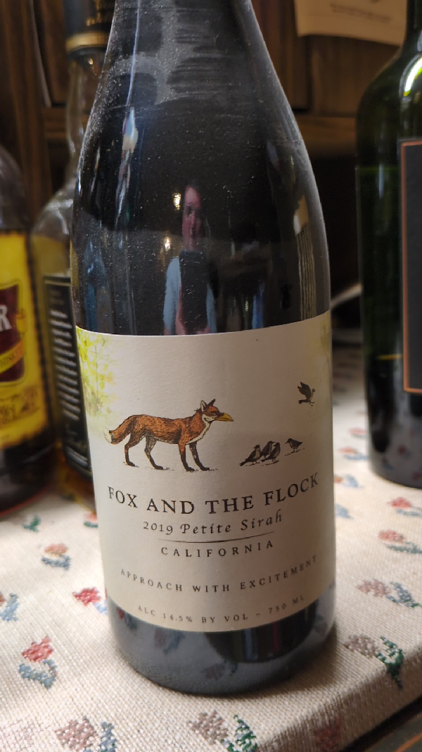 Fox and the Flock Petite Sirah 2019 - Image 1