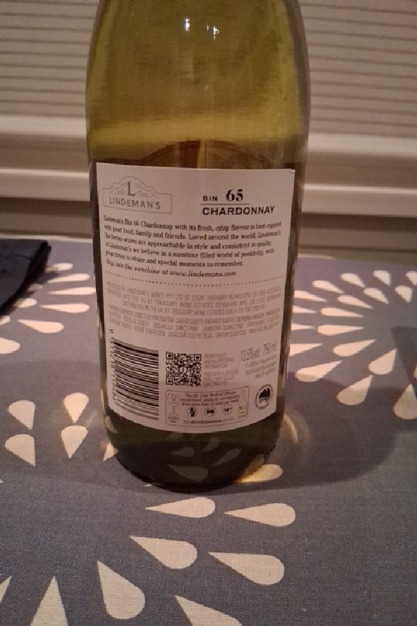 Bin 65 Chardonnay - Image 1
