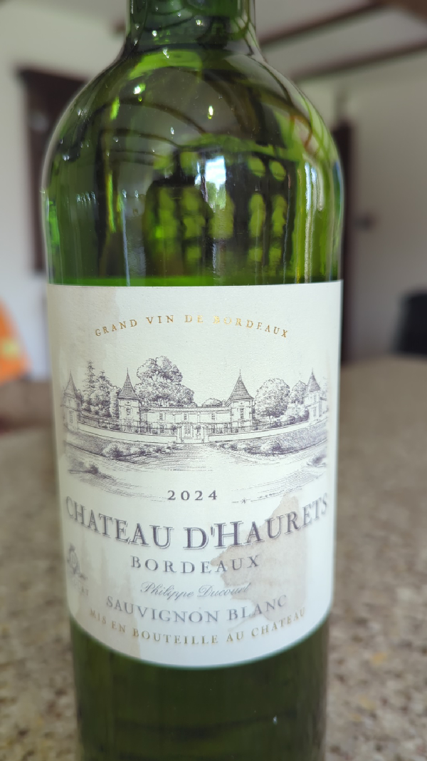 Château d'Haurets Bordeaux Blanc - Image 1