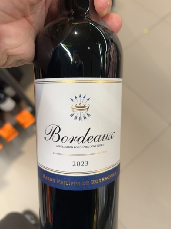 Baron Philippe de Rothschild Bordeaux Rouge - Image 1
