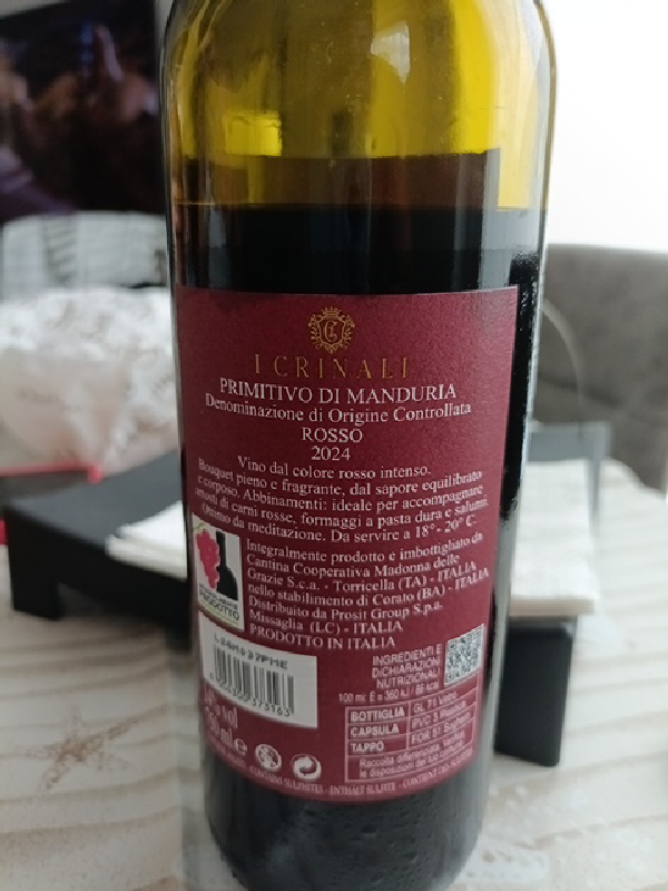I Crinali Primitivo di Manduria - Image 1