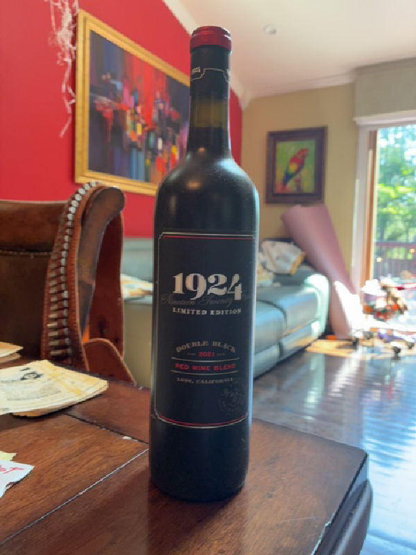 1924 Double Black Red Wine Blend - Image 1
