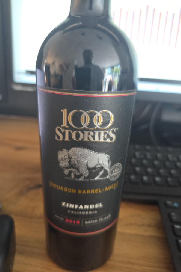 1000 Stories Bourbon Barrel-Aged Zinfandel - Image 1