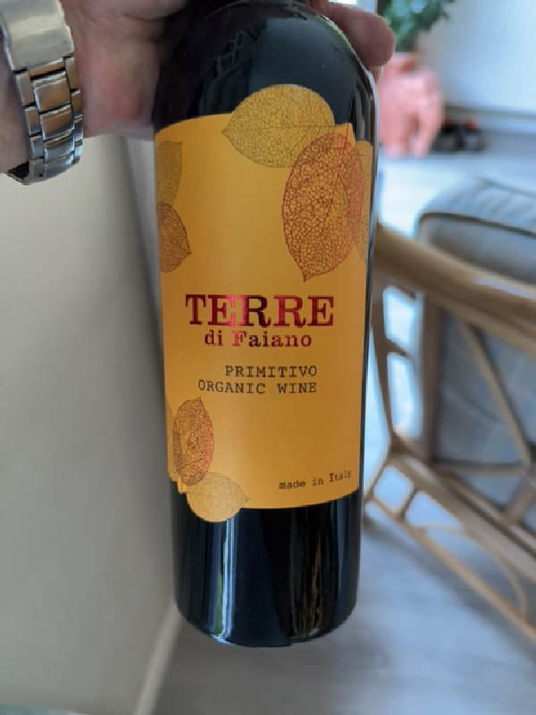 Terre di Faiano Organic Primitivo - Image 1
