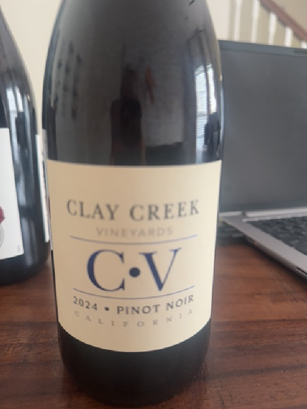 Clay Creek Vineyards Pinot Noir - Image 1