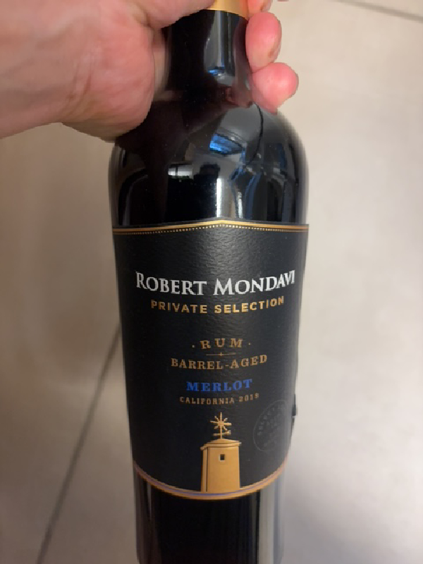 Robert Mondavi Private Selection Rum Barrel-Aged Merlot - Image 1