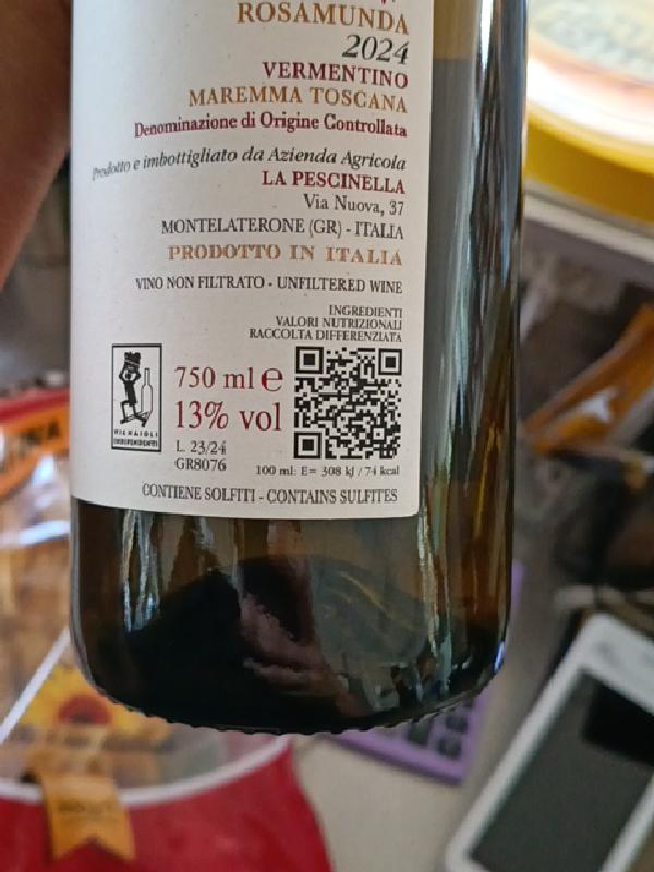 Rosamunda Vermentino Maremma Toscana - Image 1