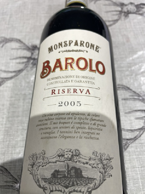 Monsparone Barolo Riserva - Image 1