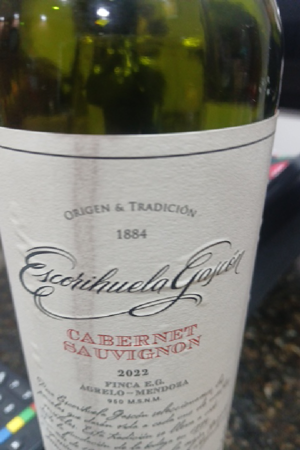 Escorihuela Gascón 1884 Cabernet Sauvignon - Image 1