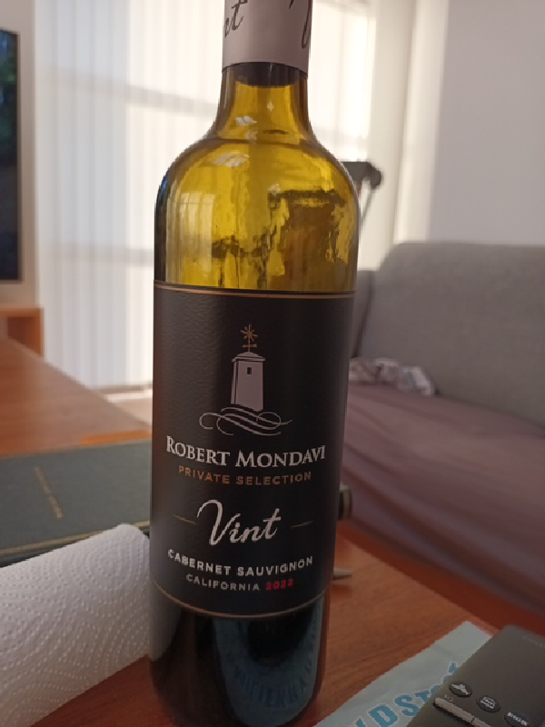 Robert Mondavi Private Selection Vint Cabernet Sauvignon - Image 1