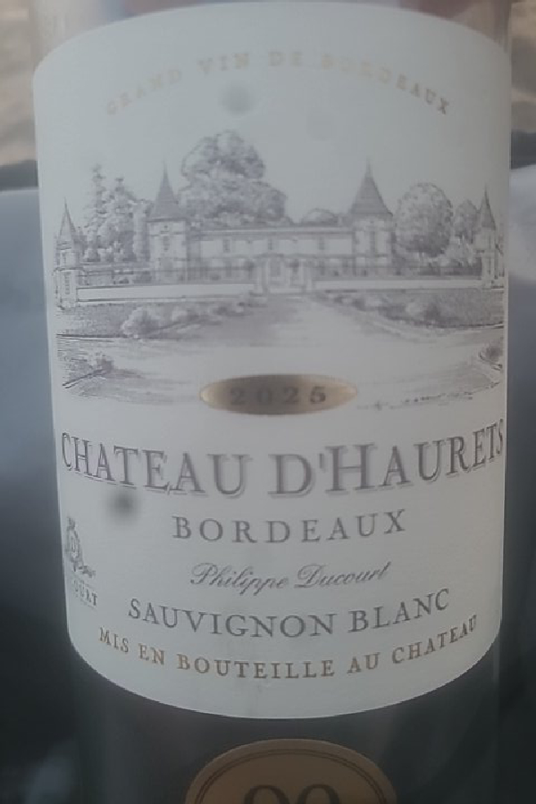 Château d'Haurets Bordeaux Sauvignon Blanc - Image 1