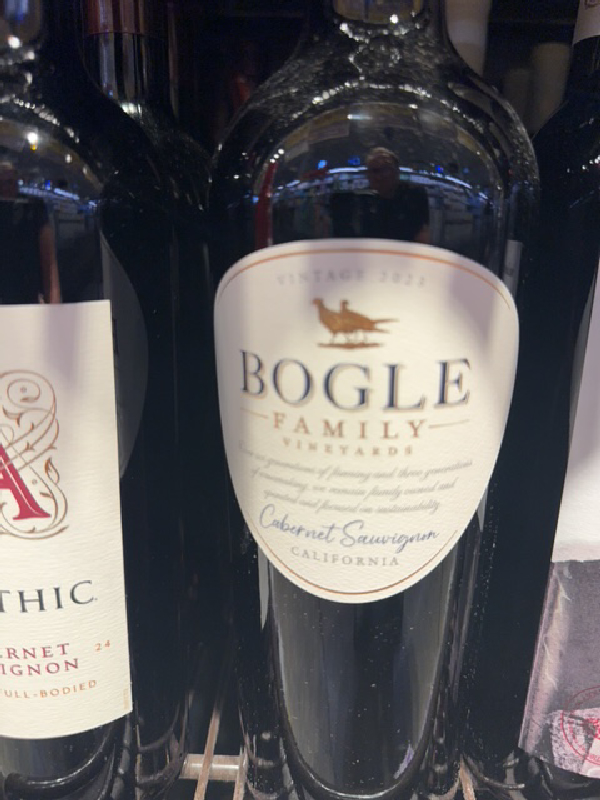 Bogle Family Vineyards Cabernet Sauvignon - Image 1