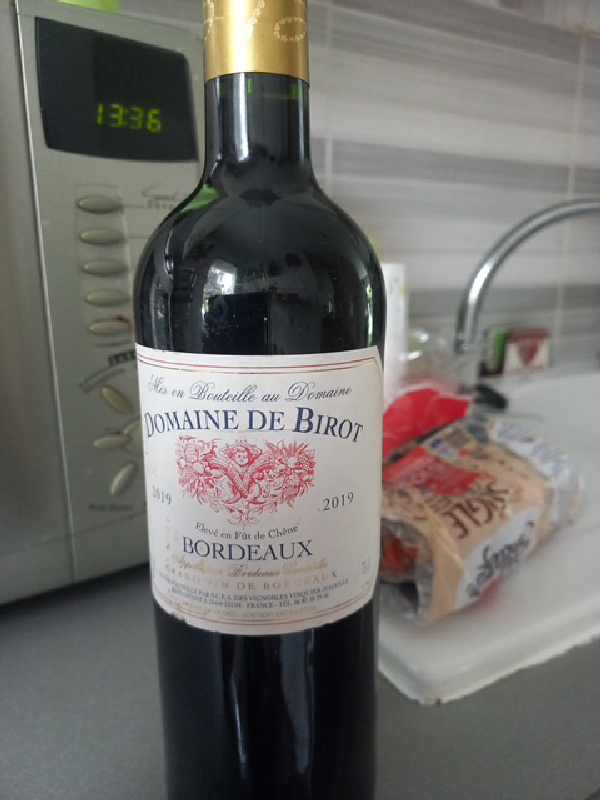 Domaine de Birot Bordeaux Rouge - Image 1