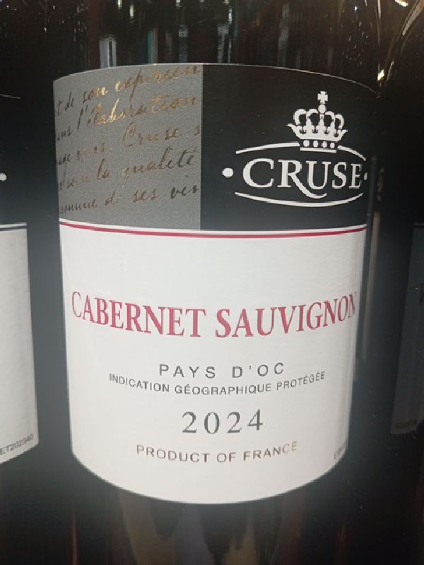 Cruse Cabernet Sauvignon - Image 1