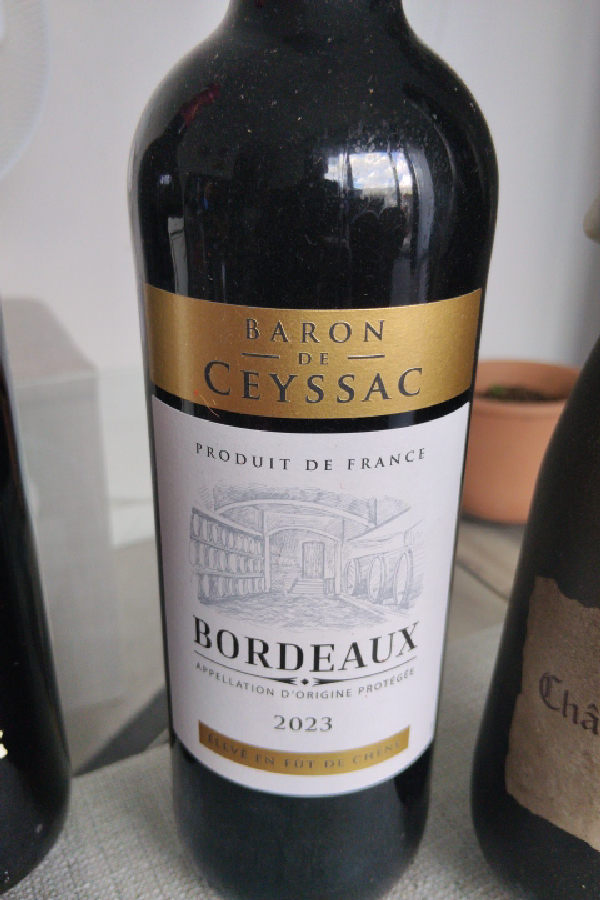 Baron de Ceyssac Bordeaux Élevé en fût de chêne - Image 1