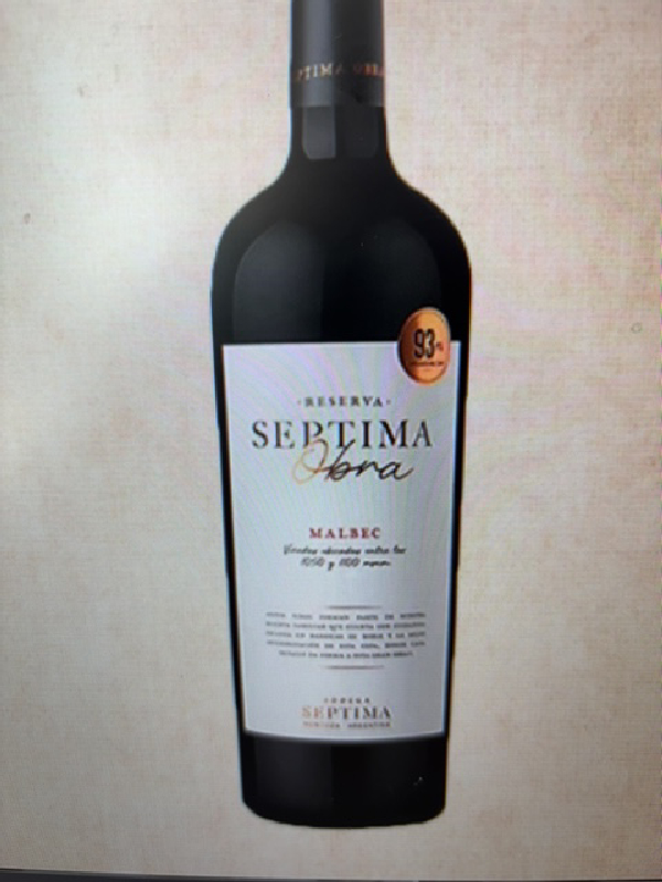 Septima Obra Malbec Reserva - Image 1