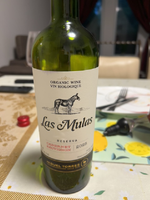 Las Mulas Reserva Cabernet Sauvignon - Image 1