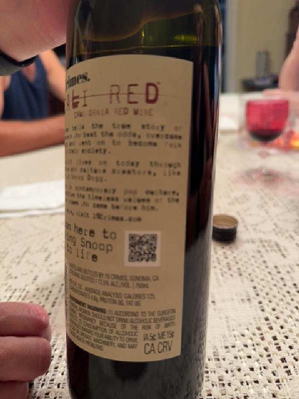 19 Crimes Snoop Dogg Cali Red - Image 1