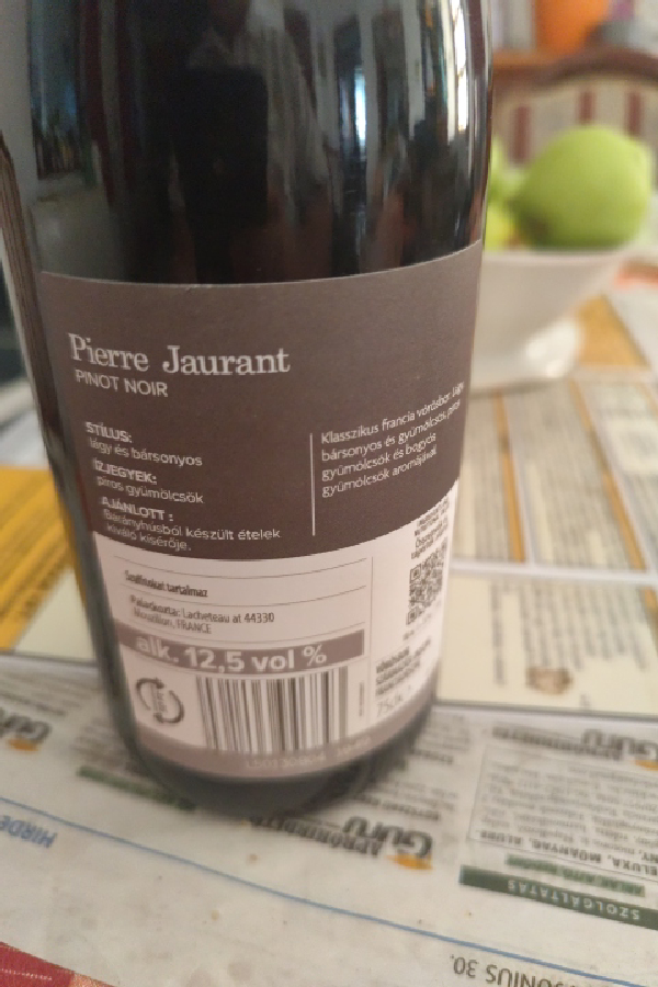 Pierre Jaurant Pinot Noir - Image 1