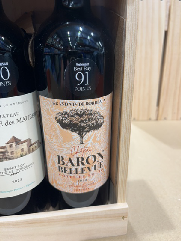 Château Baron Bellevue Côtes de Bourg 2022 - Image 1